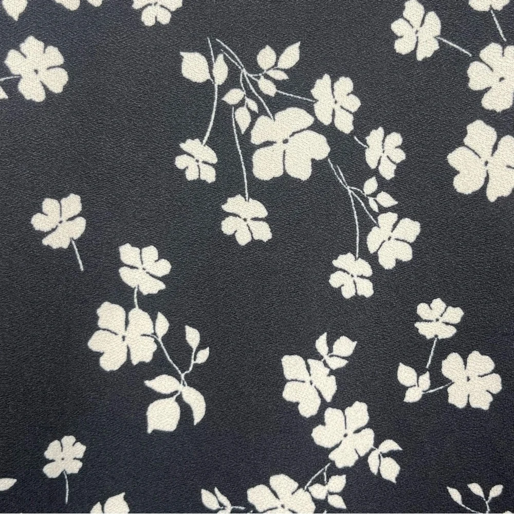 NWT Jules & Leopold black & white floral print flutter sleeve blouse top, 3X. - Picture 11 of 11